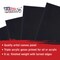 11&#x22; x 14&#x22; Black Professional Artist Quality Acid Free Canvas Panel Boards for Painting 6-Pack